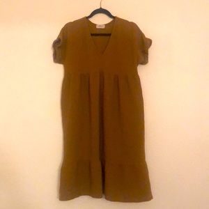 Carly Jean Los Angeles Reef Dress, Mustard